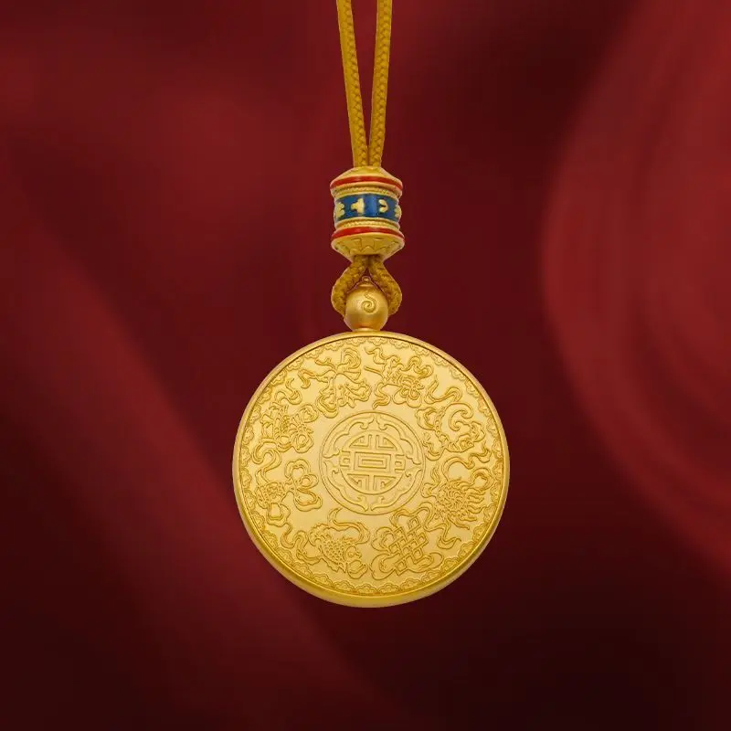   مجموعة التنين الجديد Wuye الصينية القديمة قلادة سحرية محظوظ فورتشن تذكار آمن