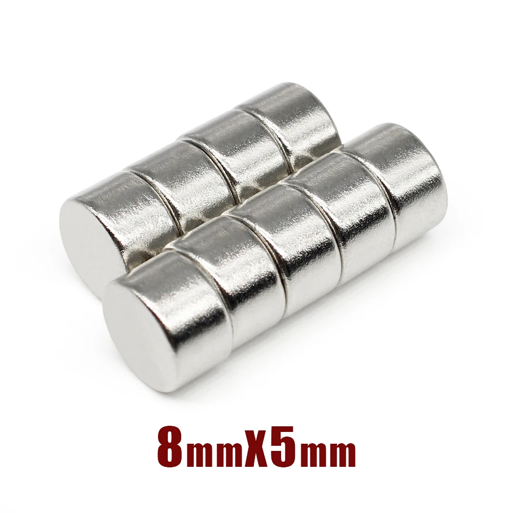 10/20/50/100/150/200 個 8x5mm ミニ小型円形磁石 8x5mm 家庭用冷蔵庫、オフィス DIY 8x5mm