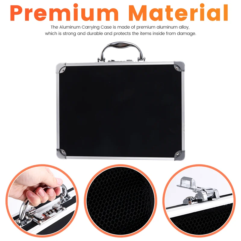 Aluminum Alloy Storage Case Portable Tool Case Portable Carrying Case For Accessories