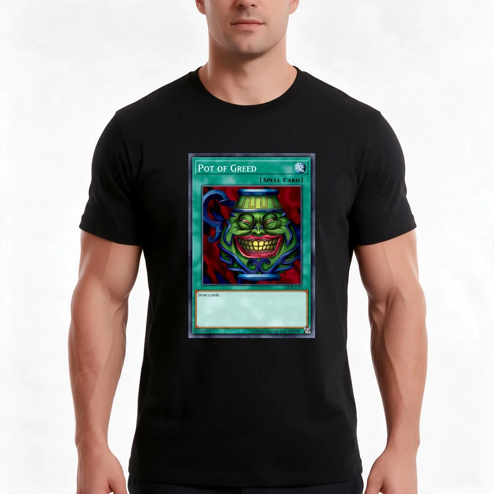 Pot of Greed T-Shirt, Summer Casual Cotton Tee, Oversized Streetwear Tops, Vintage Graphic Print, Loose Fit Short Sleeve