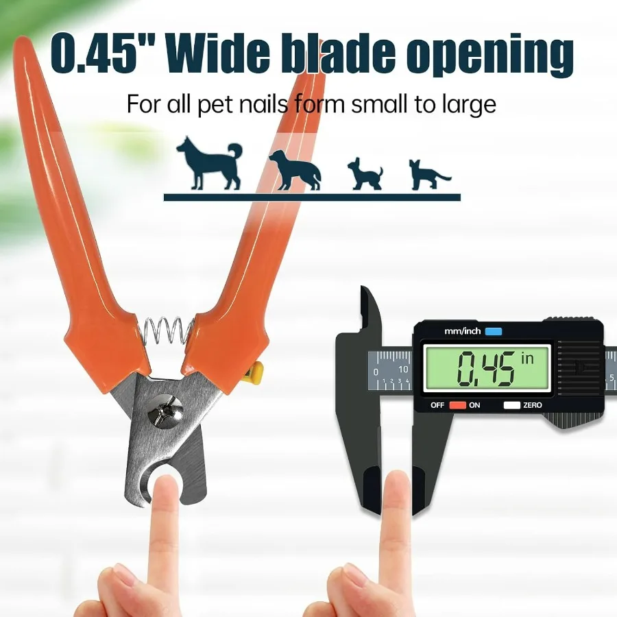 Heavy Duty Dog Nail Clippers 767C for Large and Small Breeds EasytoUse Pet Nail Trimmer Designed for Thick Nails Ideal for Dail