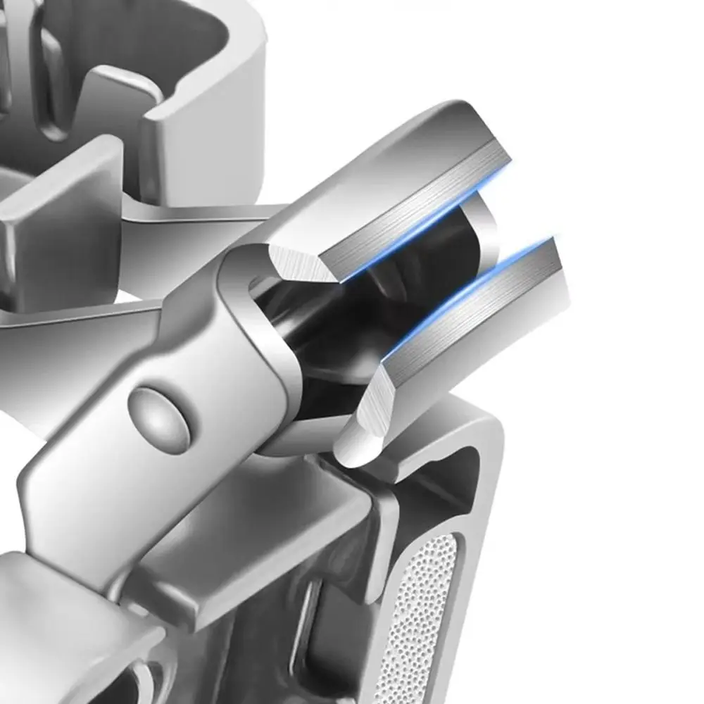 Stainless Steel Fingernail Clipper Foldable Trim Nails Nail Cutting Pliers Perfume Bottle Nail Tool Nail Clipper for Unisex