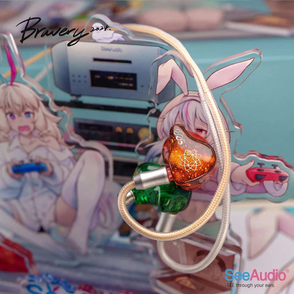 SeeAudio Bravery24 4 バランスド アーマチュア Hifi インイヤー