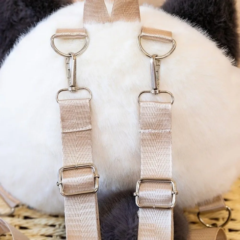 New Plush Animal Plush Backpack Detachable Strap Soft Stuffed Animals Bag Cartoon Plush Doll Backpack Daypack