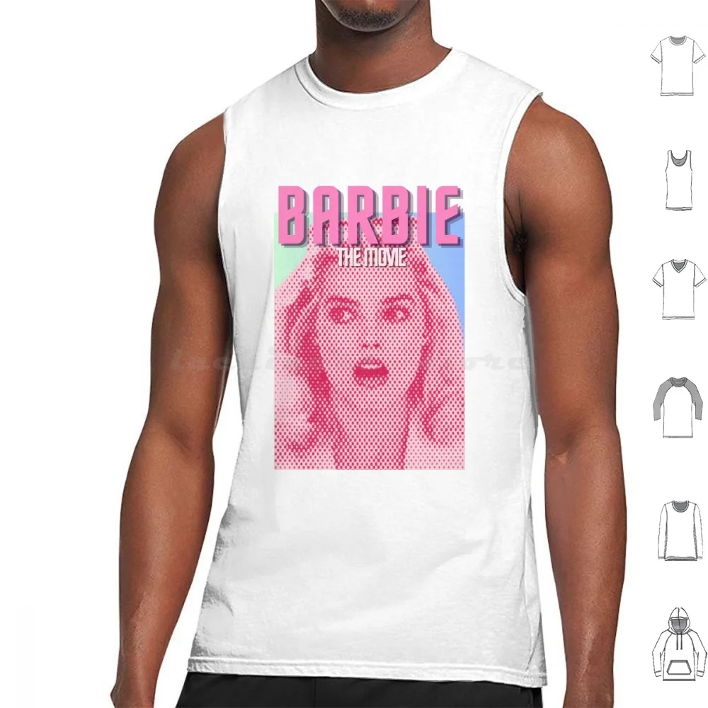 The Movie Tank Tops Print Cotton Ken Kenough Enough Gosling Movie Pink Y2K Greta Beach Gerwig Margot Robbie Doll