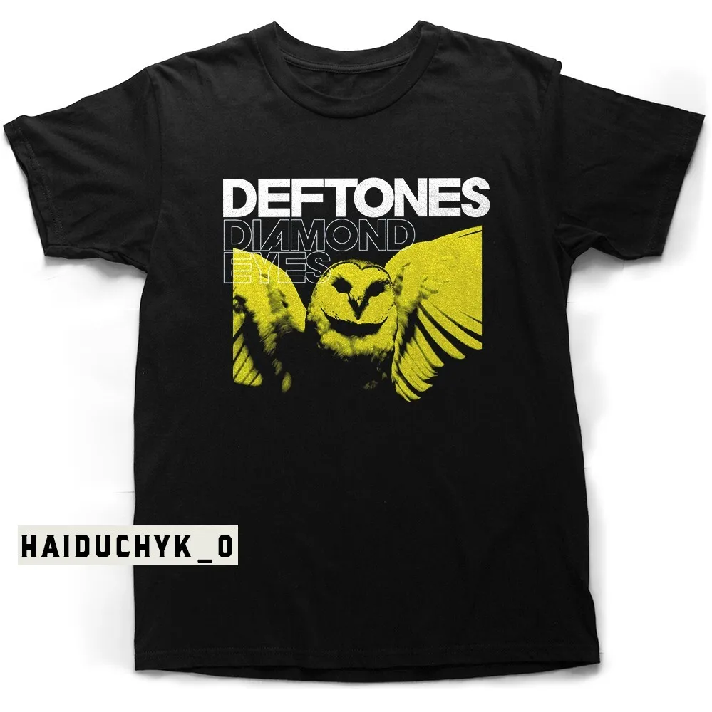 

Черная футболка унисекс Deftones Diamond Eyes, размер S-5XL