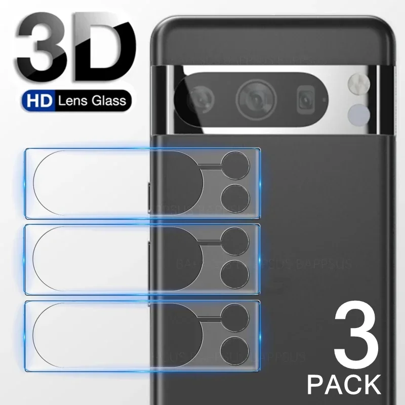 For Pixel 9 Pro XL 8 7 6 Pro 6A 9H Camera Protector for Google Pixel 7Pro 7A Pixel6 6Pro Pixel8 9Pro HD Tempered Glass Lens Film