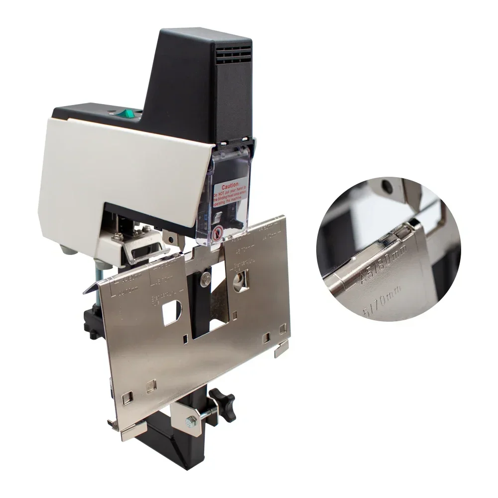 

106 Electric Auto Rapid Stapler Binder Machine 2-50 Sheets Heavy Dut y Electric Flat and Saddle Stapler