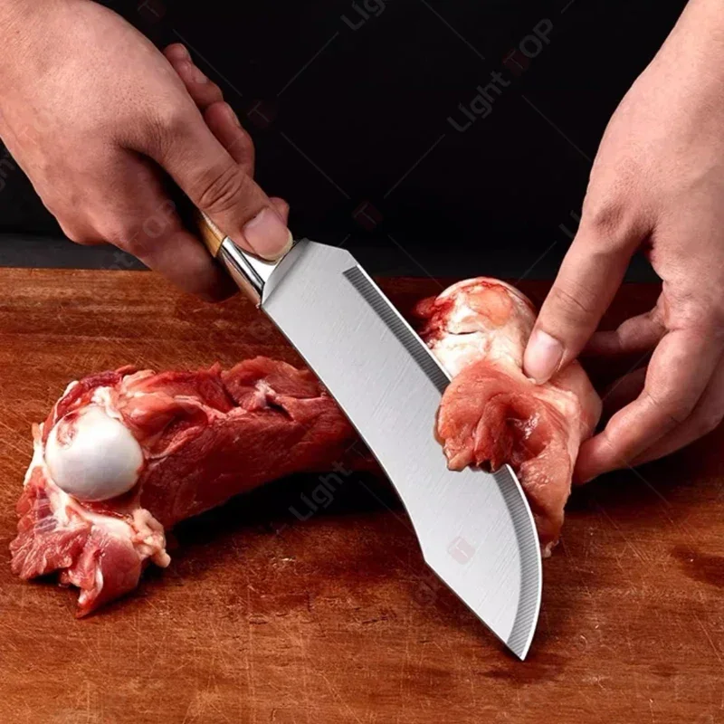 Kitchen Knife Chef Pig Killing Knife Multi-Purpose Meat Cleaver Butcher Knife Stainless Steel Kitchen Knives and Accessories image 2