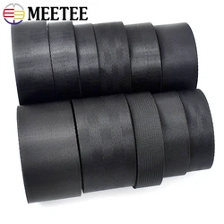 42Meters 20/25/32/38mm Black Webbing Tapes for Strap Nylon Ribbons Bag Belt Band Knapsack Bias Binding DIY Sewing Accessories