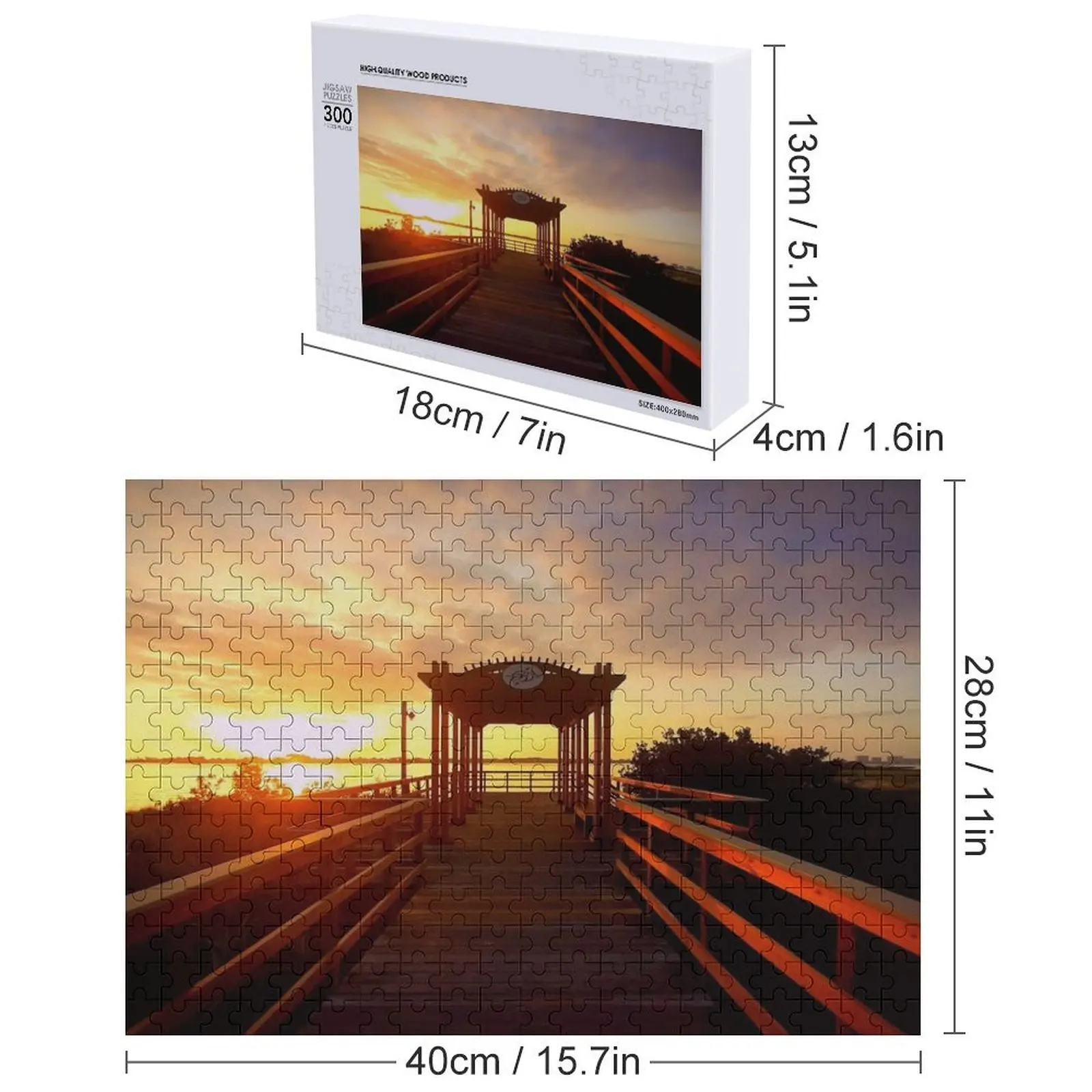 Пазлы Bayside Sunrise II Works Of Art, персонализированное имя, персонализированный подарок ребенку, деревянные пазлы для взрослых, головоломки