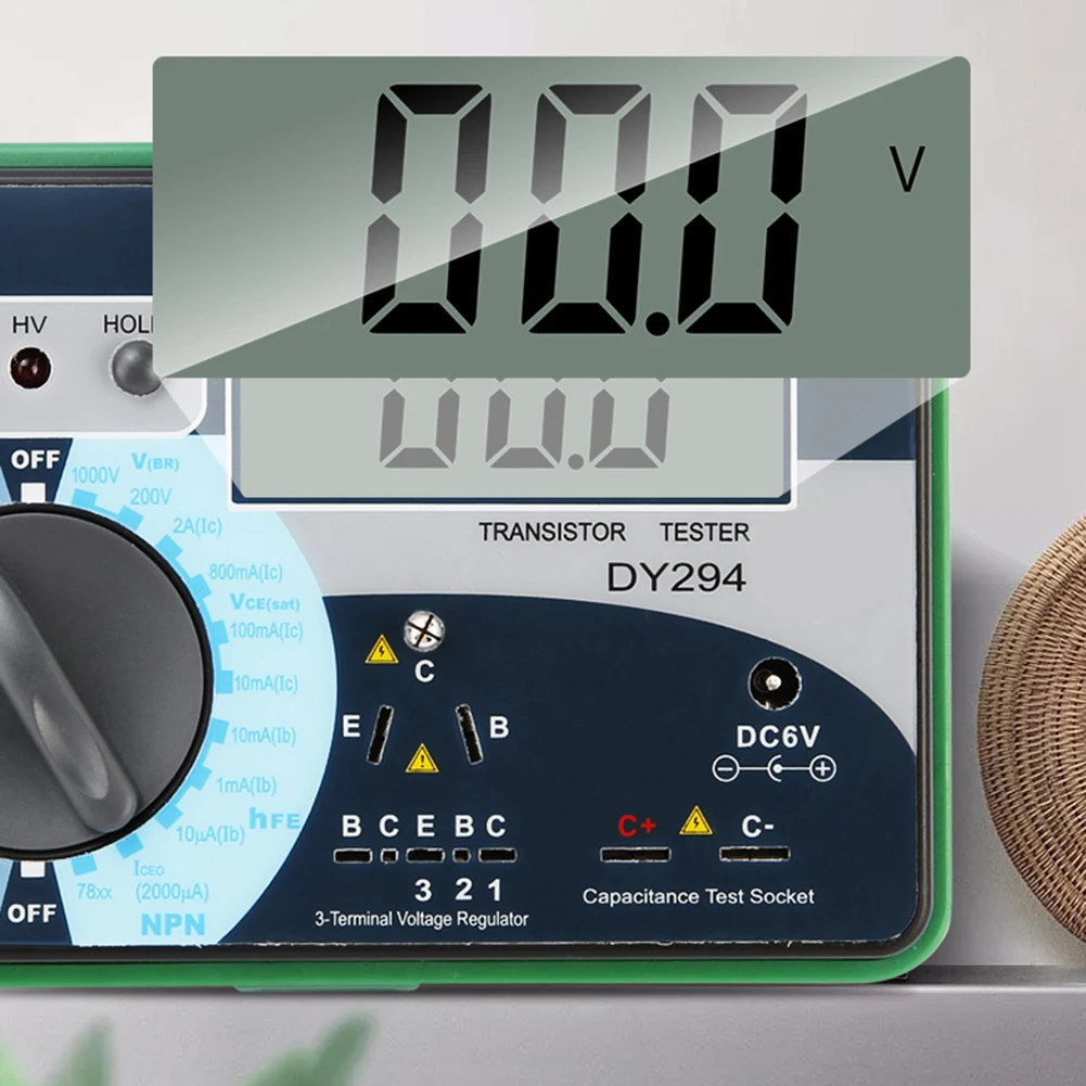 Capacitor Tester DC Parameter Tester For DIY Electronic Projects Field-Effect Transistor Testing For Electronic Testing