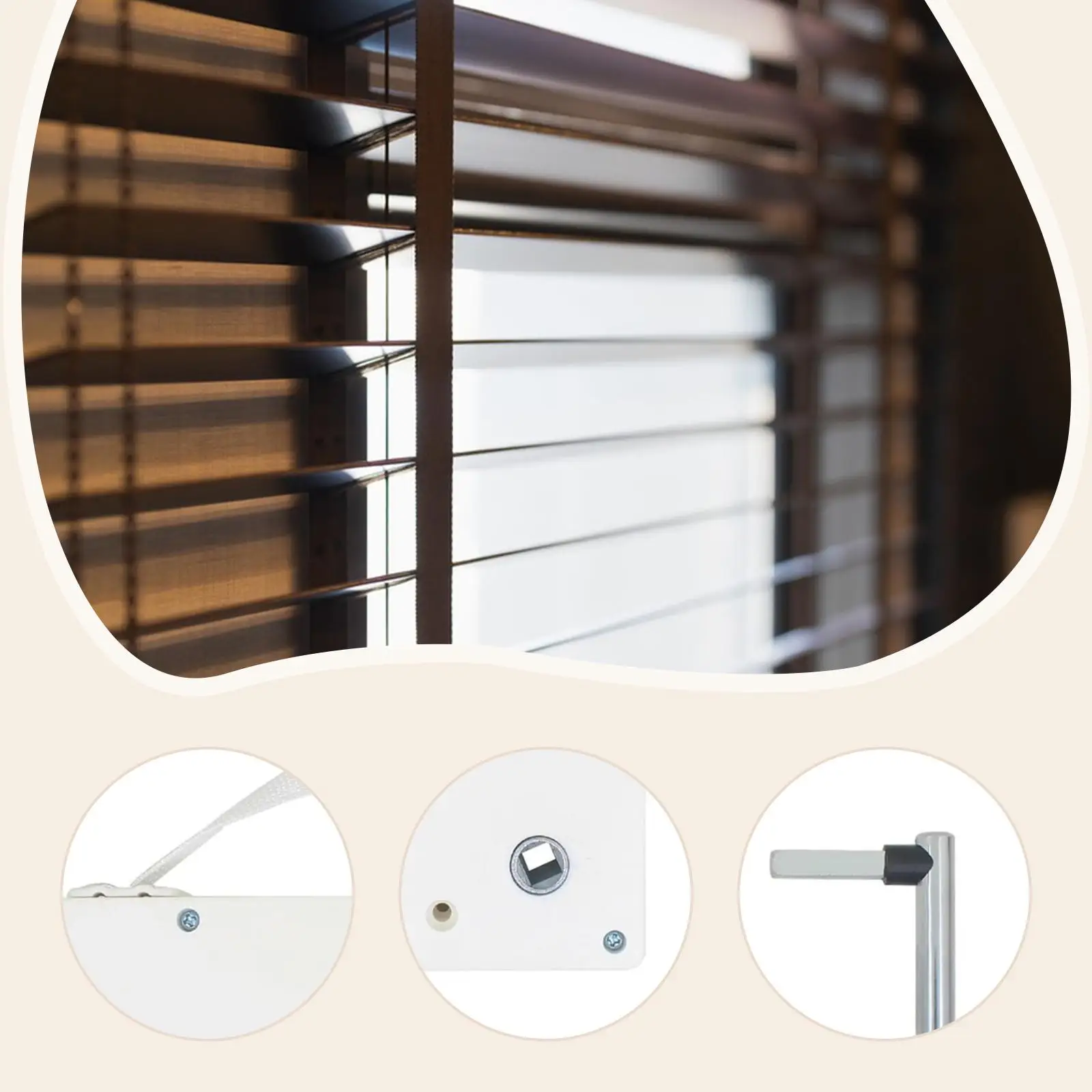 Roller Shutter Winder Anti Tangle Belt Organizer for Home Office Window Accessories Kit