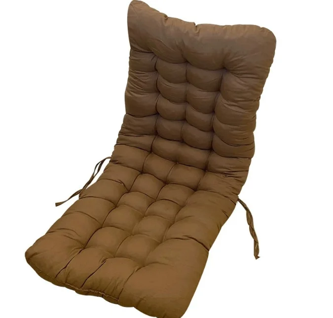 Winter Warm Soft Lamb Velvet Recliner Cushion Rocking Chair Pad Lounger Bench Rattan Chair Cushion Garden Chair Long Cushion