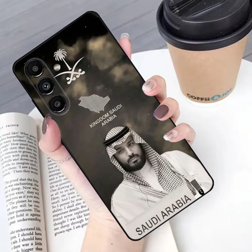 Mohammed bin Salman MBS Phone Case For Samsung S 25,24,21,22,23,30,20,Ultra,Plus,Fe,Lite,Note,10,9,5G Black Soft