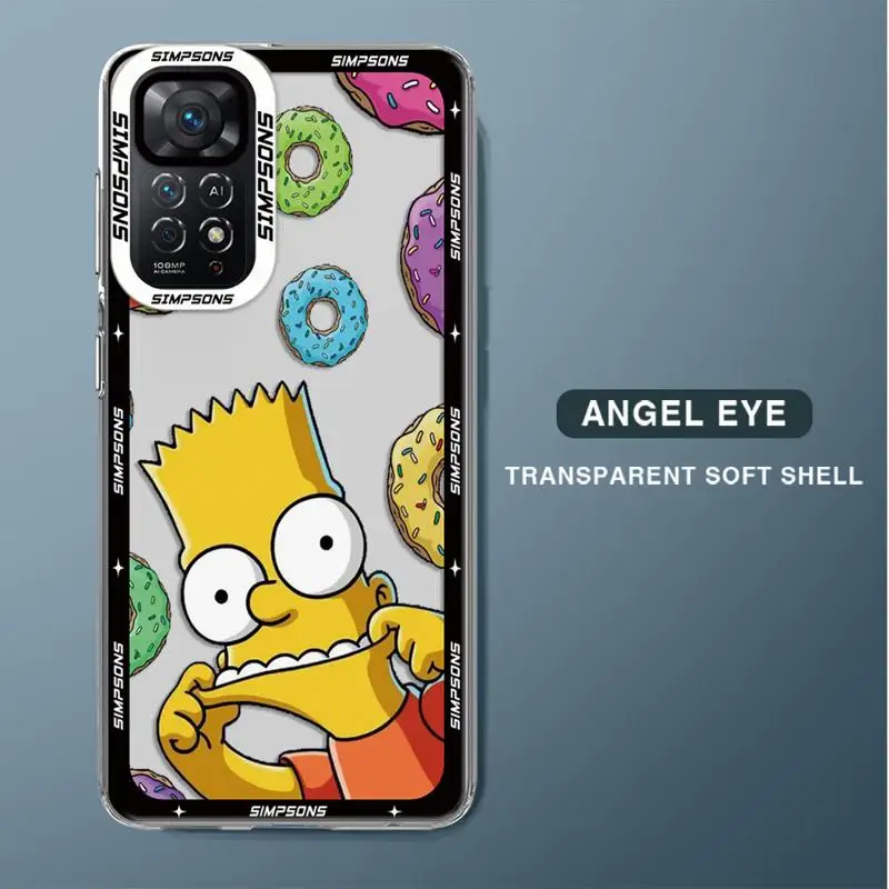 Disney Homer J Simpsons Case For Xiaomi Redmi 11 10 13 Pro Plus 9S 12 9 12C 12S 10C 9A 9C Poco X3 NFC 13C  Angel Eye Phone Cover