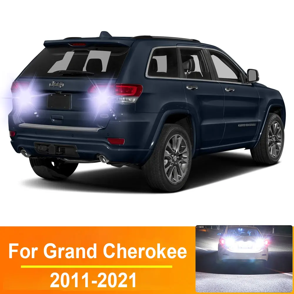 2 SZTUK do Jeep Grand Cherokee 2011 2013 2014 2015 2016 2017 2018 2019 2020 2021 Żarówka LED świateł cofania Canbus