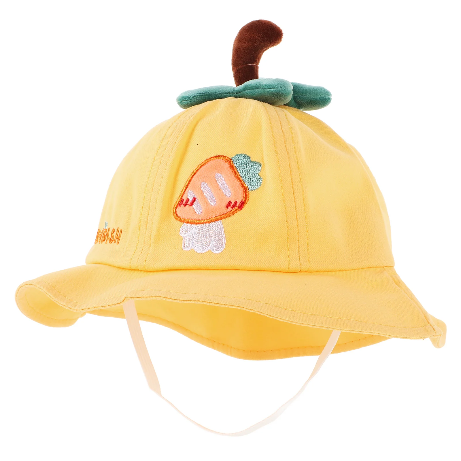 

Симпатичная летняя шляпа от солнца с ремешком для маленьких девочек, пляжная шляпа в рыбацком стиле для новорожденных девочек, дышащие удобные детские шапки