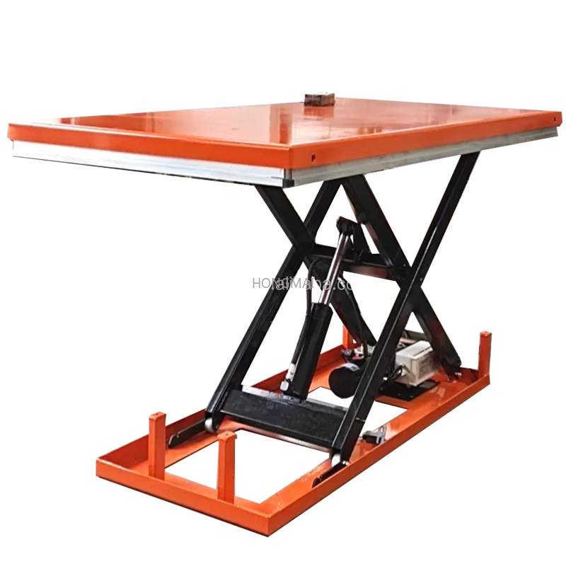 

500kg 1000kg 1500kg Electric Scissor Lift Hydraulic Lift Table Zero Level Lifting Platform