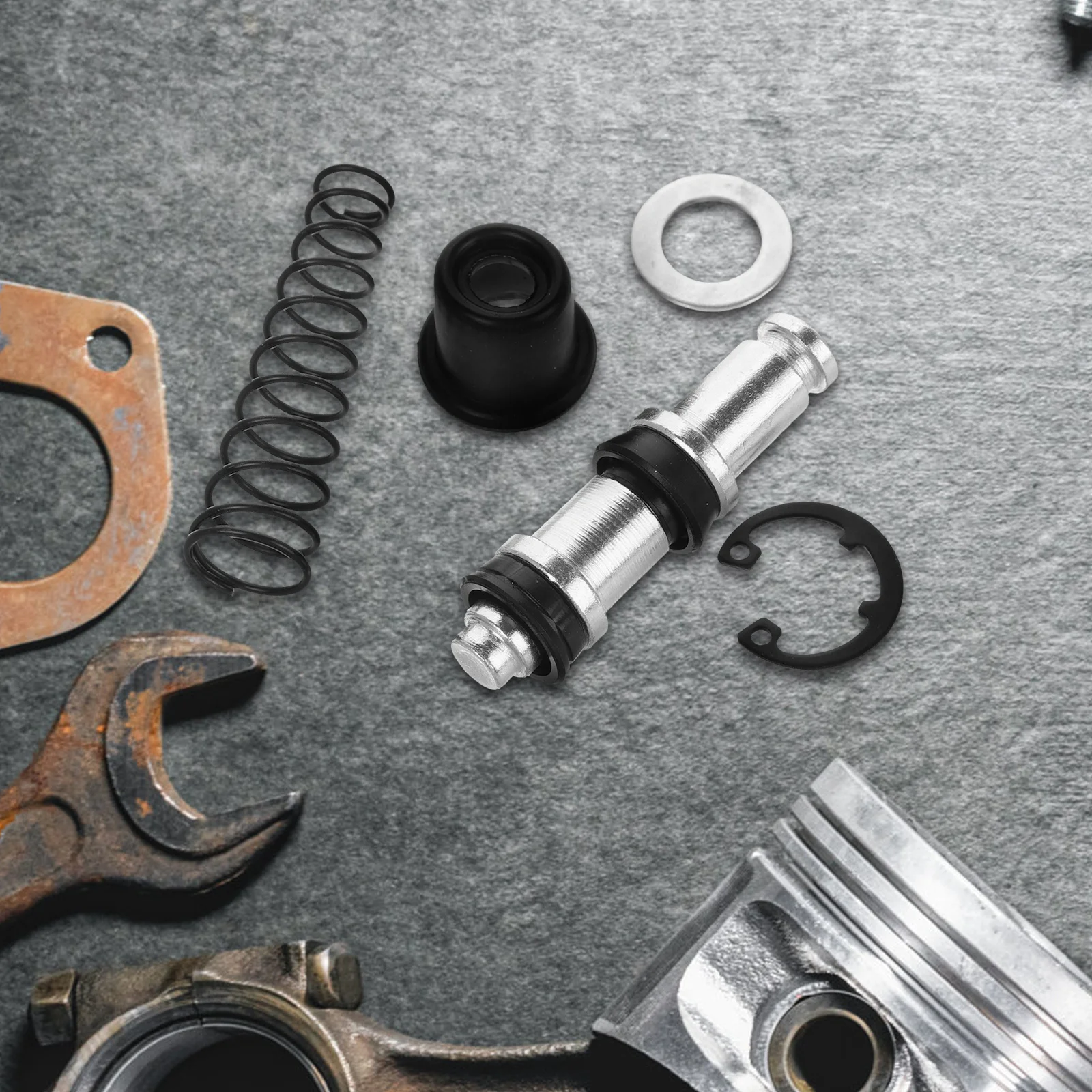 

1Set Upper Pump Repair Set Longlasting Brake Booster Rebuild Kit for Motorcycle Cylinder Piston Plunger Repair No Special Tools