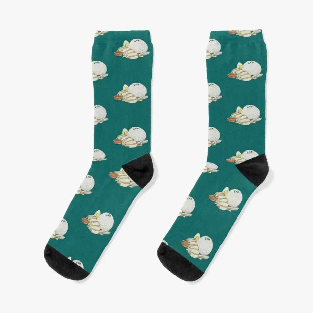 

Hainanese Chicken Rice Socks floor sport kids Luxury Woman Socks Men's