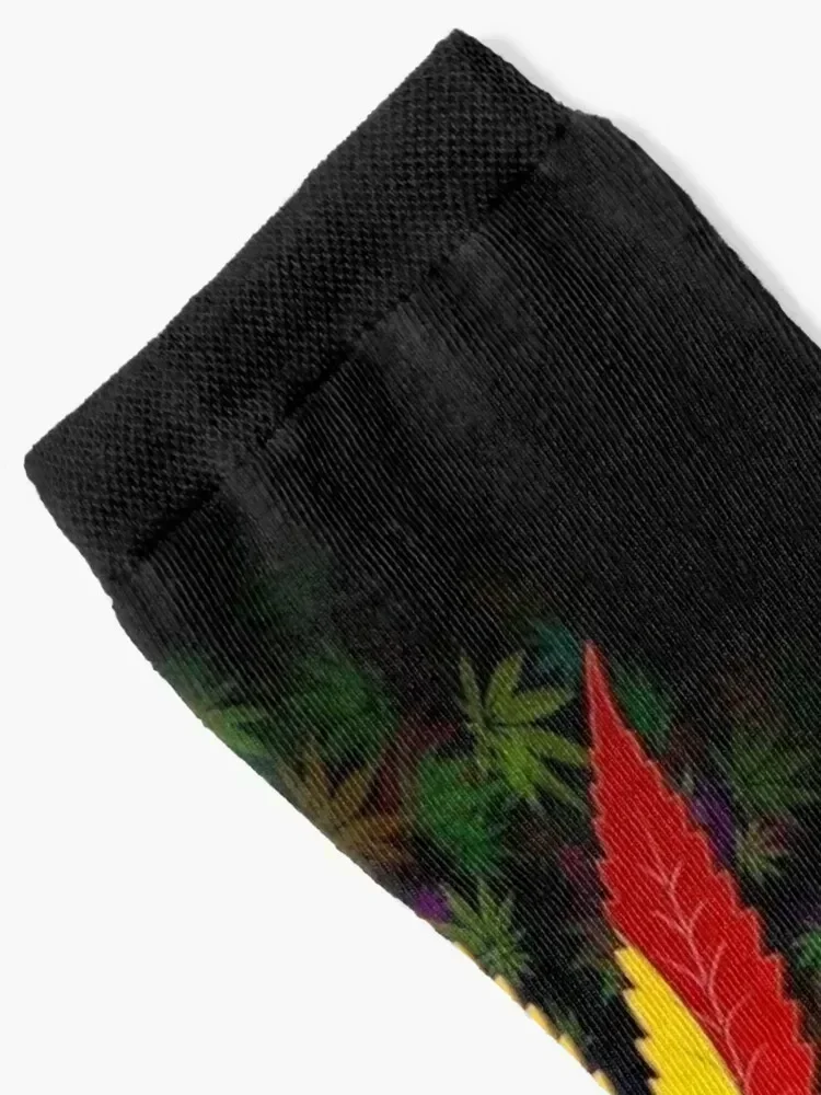 الاعشاب ورقة الجوارب القطنية تشغيل كرة القدم الرجال القطن عالية الجودة النساء الجوارب الرجال الجدة مجموعة جولف رجل الجوارب النسائية #2