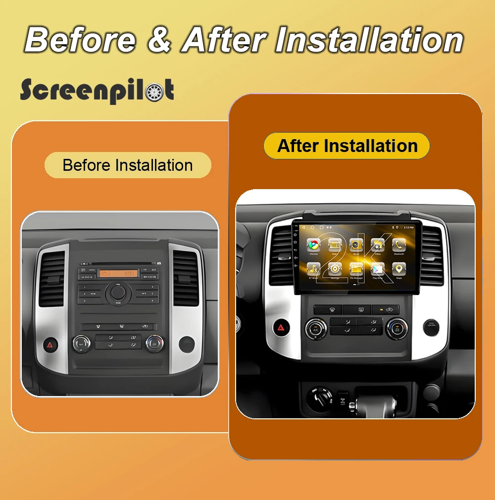 Android 16 Car Radio Stereo For Nissan Frontier 2009 - 2012 for Nissan Xterra 2 N50 2008 - 2015 Multimidia Player GPS Carplay