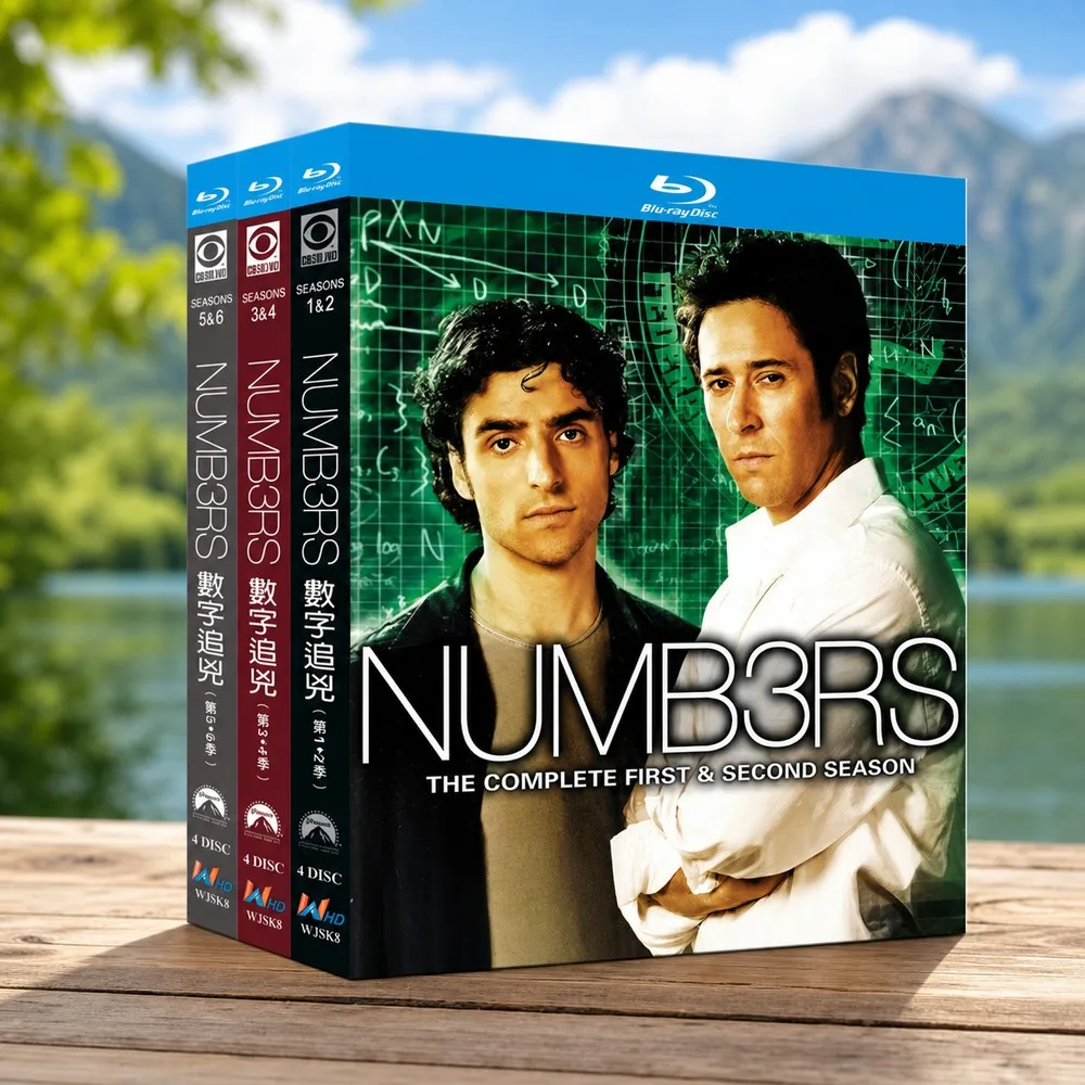 Blu-ray Ultra HD US TV Series Numbers Seasons 1–6 Box Set with Simplified Chinese, Traditional Chinese, and English Subtitles