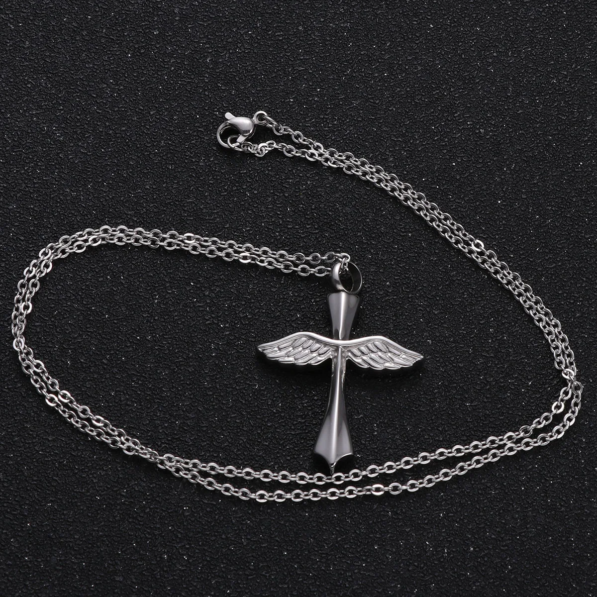 

Ash Cremation Jewelry Stainless Steel Necklace Pendant for Ashes urn memorial keepsake gift loved one pet