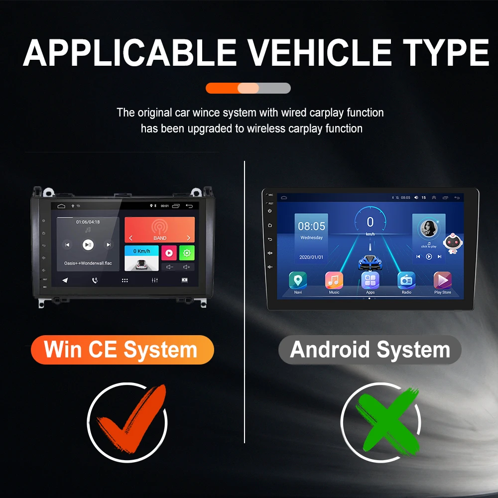 AMPrime Carplay Wired To Wireless Auto Android Ai Box For Audi Mercedes Volkswagen Hyundai Toyota Volvo Lexus