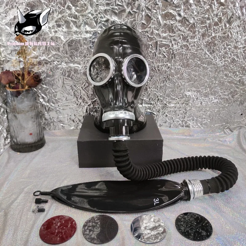 Latex mask cosplay gel coat accessories