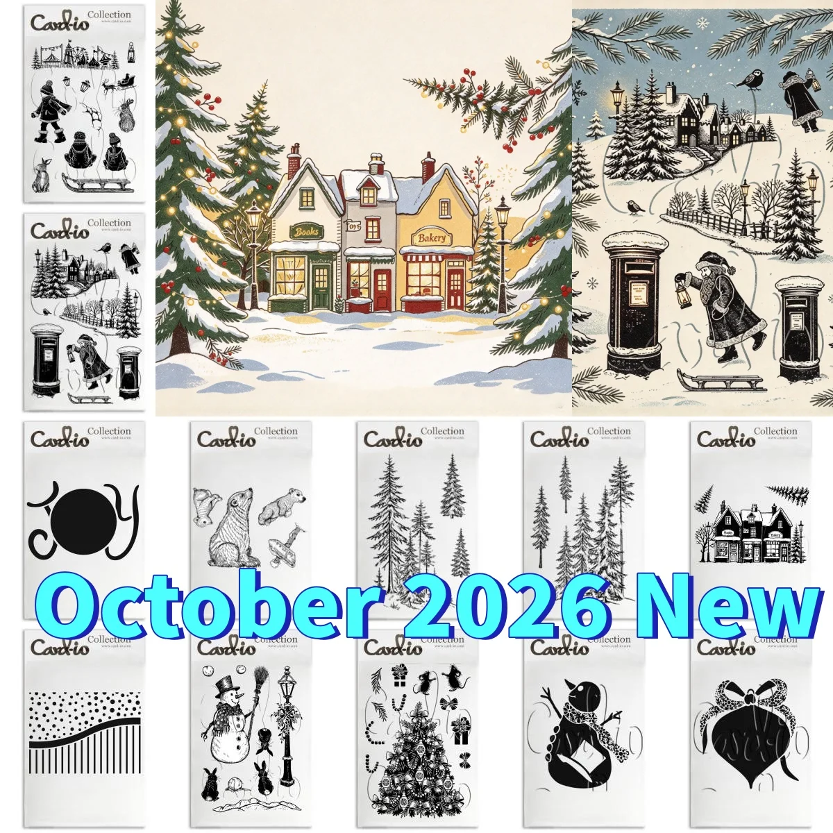 Magical Christmas Multibuy Collection Winter Clear Stamps Stencil For DIY Scrapbook Craft Template Supplies October 2026 New