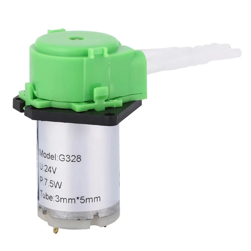 Laboratory micro peristaltic pump metering pump, 24V hose drip constant flow pump, used for chemical analysis in aquariums