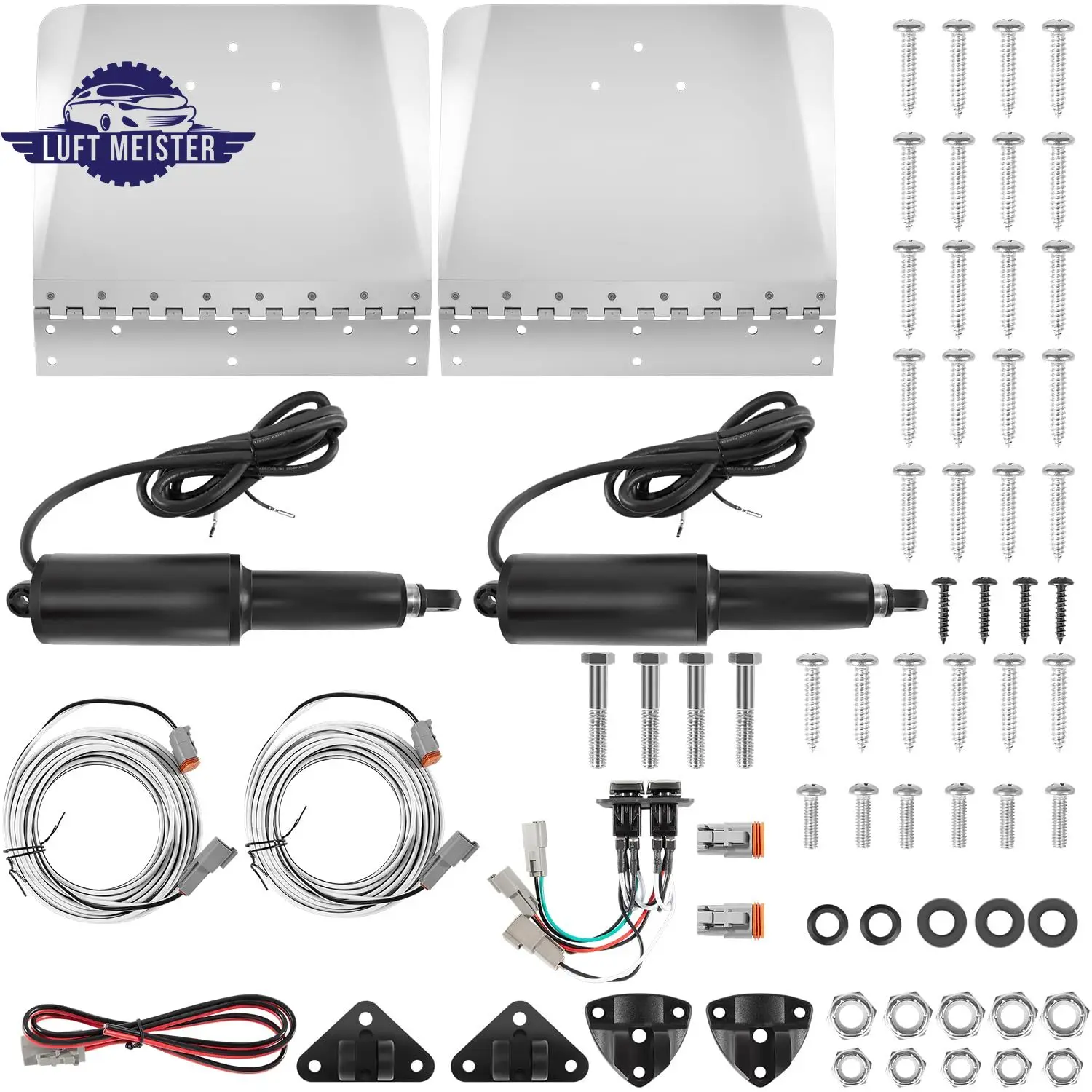 

15101-104 9" x 12" Standard Trim Tab Kit 12V with Double Rocker Switch for Boat Size 16ft to 25ft 15101104