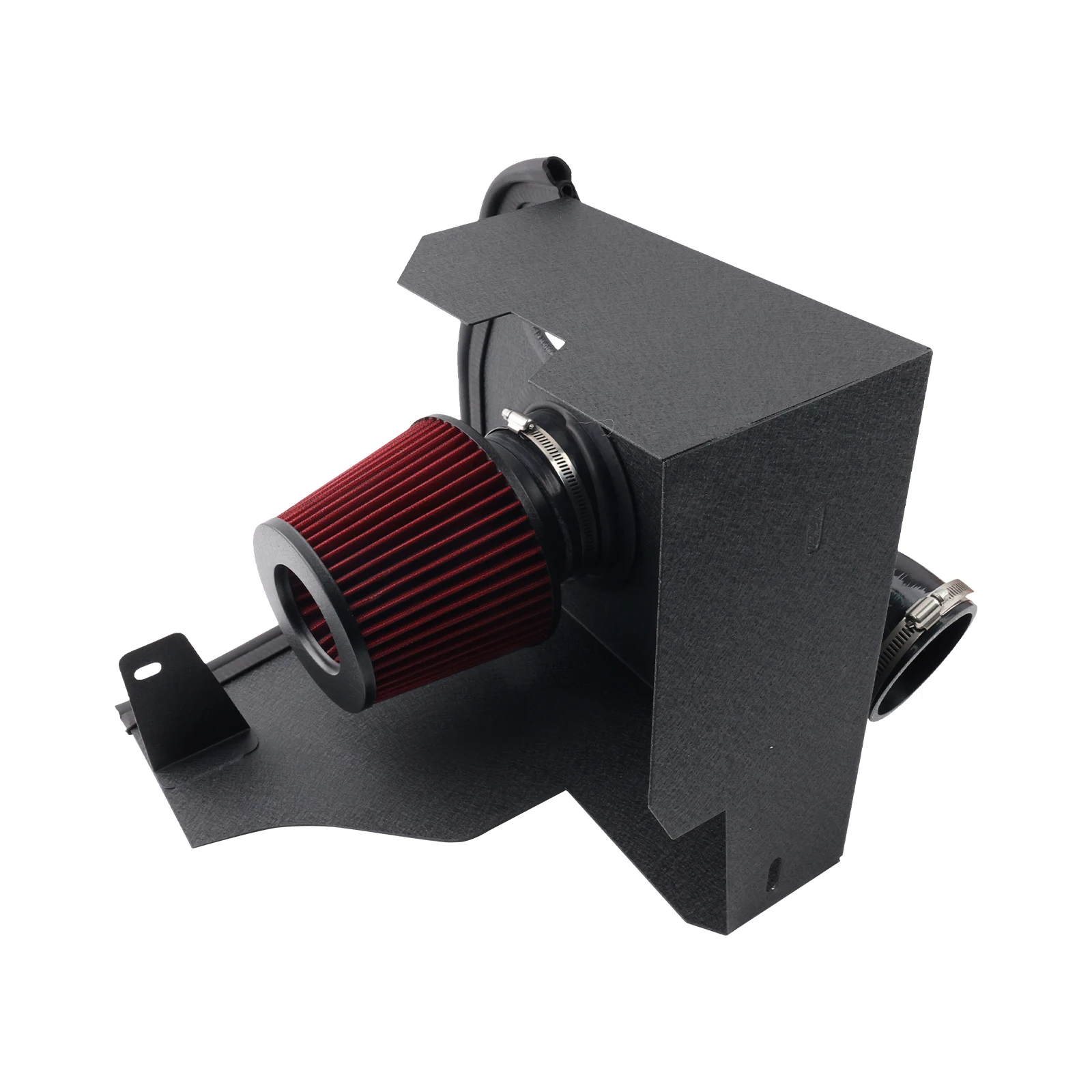 High Flow Cold Air Intake Kit Dry Air Filter + Heat Shield For Audi Q5 B9 2.0T 45 TFSI 2018+ Engine Parts