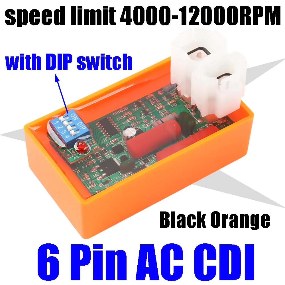 TITAN92-02 s ml125用レーシングac cdi、速度制限4000-12000 rpm、6ピンcdi cbx200、xr200、nx150、nx200、nx350、xl125、Netst99
