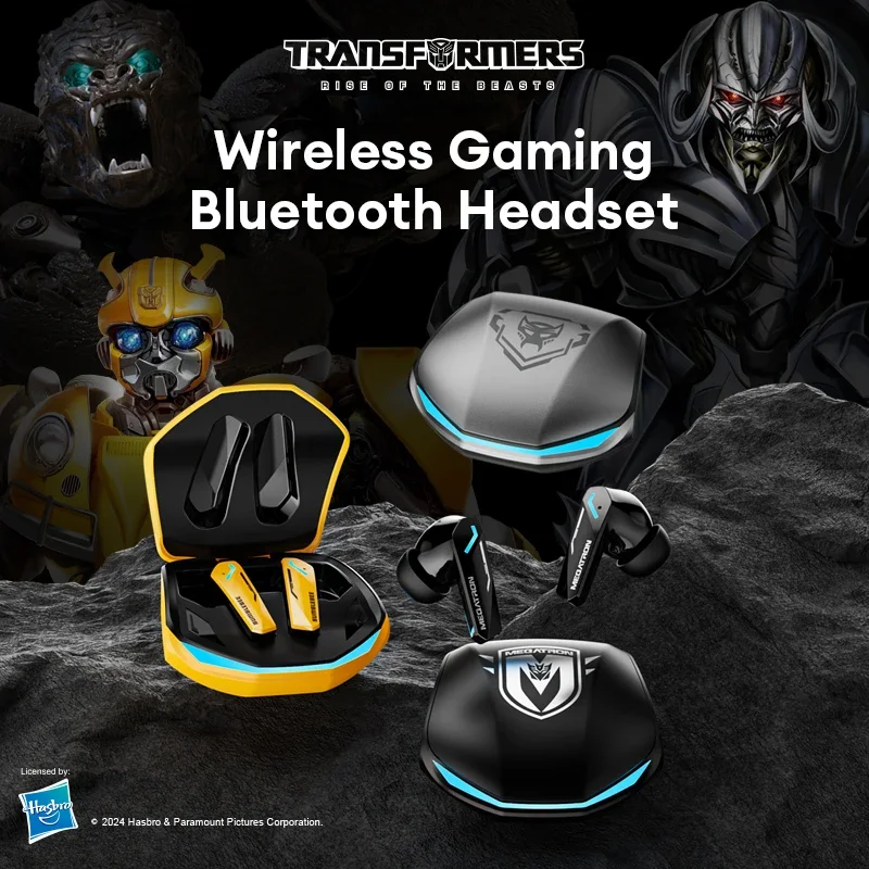 TRANSFORMERS TF-T10 TWS Wireless Headphones Bluetooth 5.4 HiFi Stereo Low Latency Long Endurance Game Music Dual Mode Wholesale