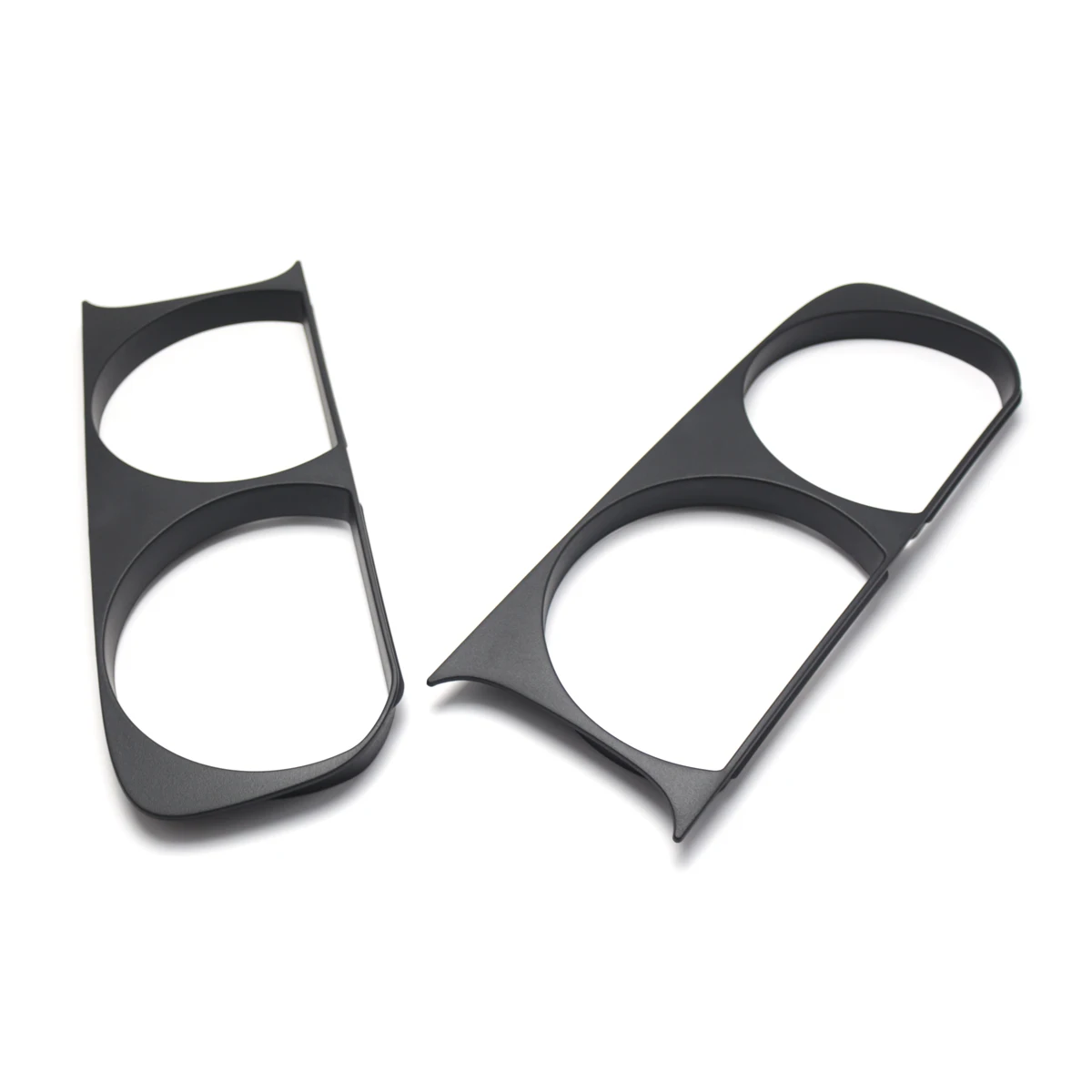 2pcs ABS Black Car Front Headlight Lamp Bezel Frame Trims for Dodge Challenger 2008 2009 2010 2011 2012 2013 2014 view 2