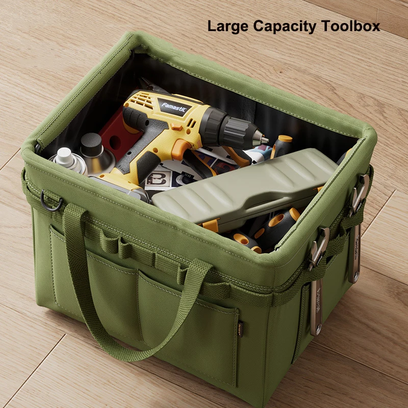 

Outdoor Multifunctional Tool Storage Box, Camping Bag, Large Capacity Carrying Bag, Picnic Bag, Handbag Storage Box