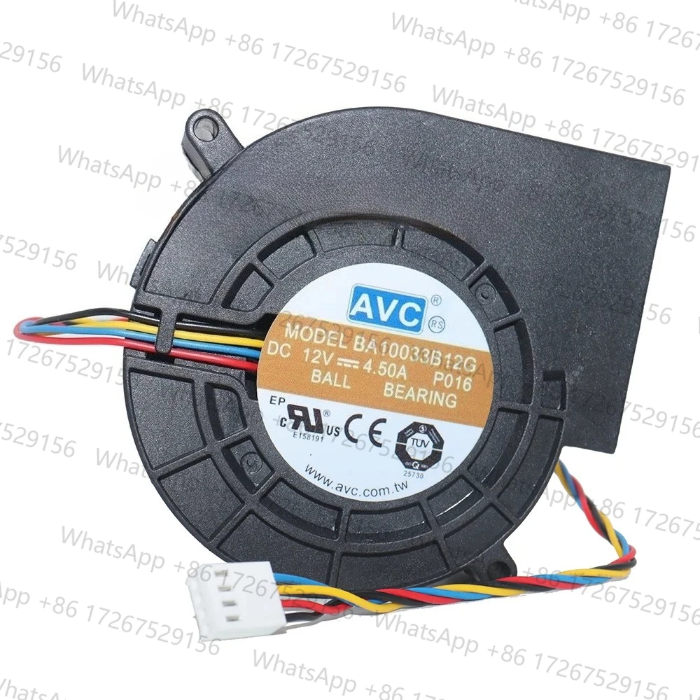 Original 9733 Super Violent Fan Air Dryer Exhaust Fan DC 12V 4.5A BA10033B12G 9.7cm Centrifugal Turbo Blower