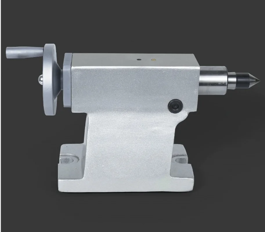 Four-axis indexing head lathe tailstock fast and simple instrument car movable tail top automatic CNC taper hole head