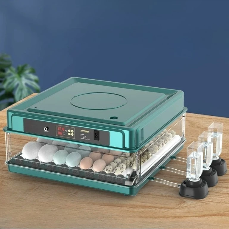 Small Household Smart Fully Automatic Egg Incubator for Chicken Quail Parrot Rutin Chicken Eggs Hatching Box