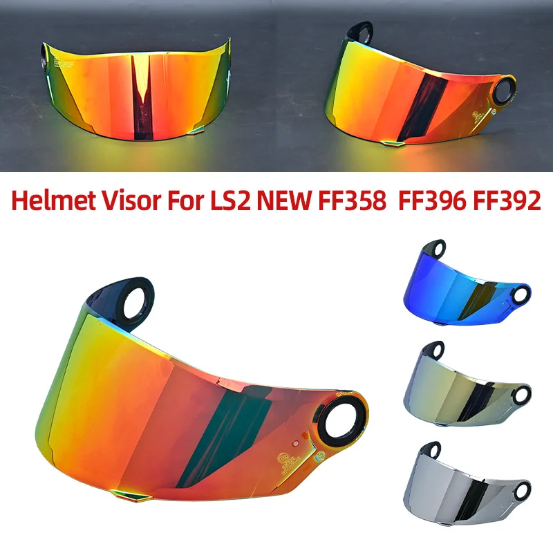 

Carbon Helmet Visor Shield For LS2 NEW FF358 FF396 FF392 Lens Anti-UV Full Face Helmet Lens Windshield Casco Moto Accessories