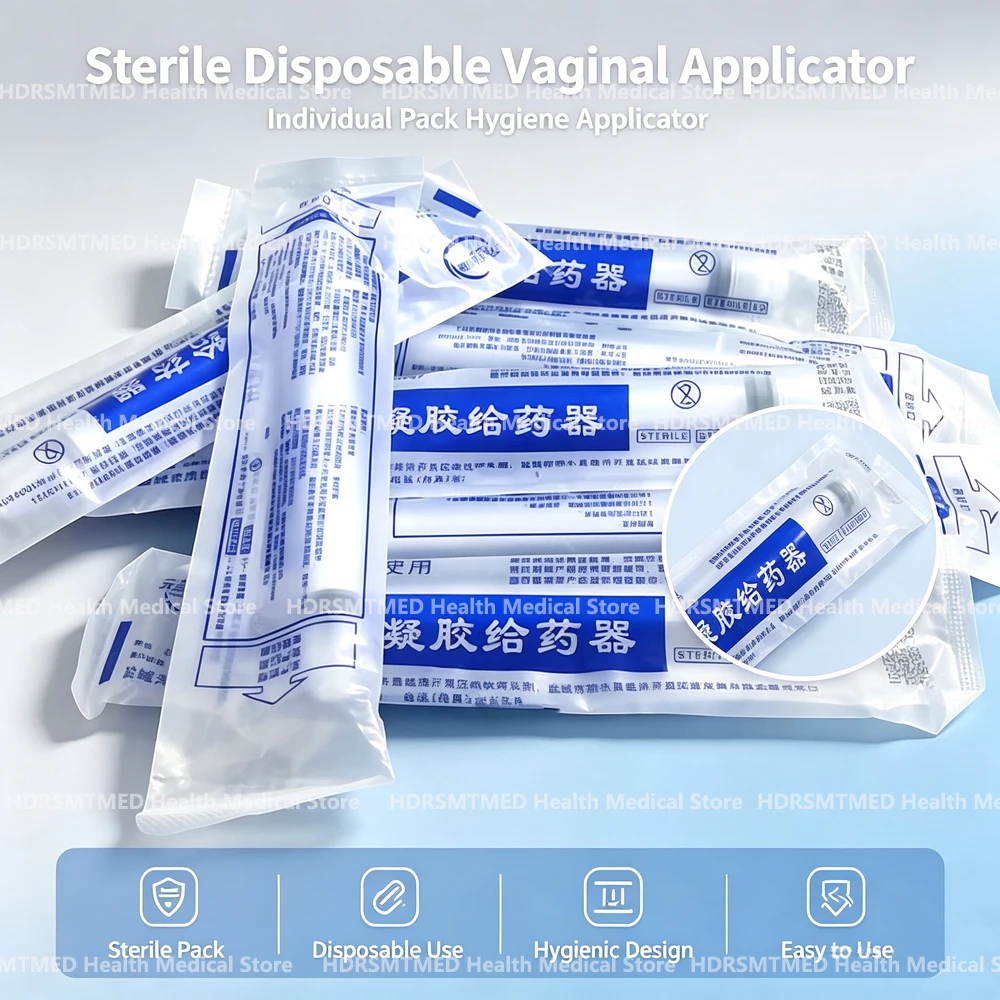 5-50PC Vaginal Applicator Lubricant Injector Syringe Lube Disposable Anal Nasal Cavity Applicator Launcher Butt Plug Health Care