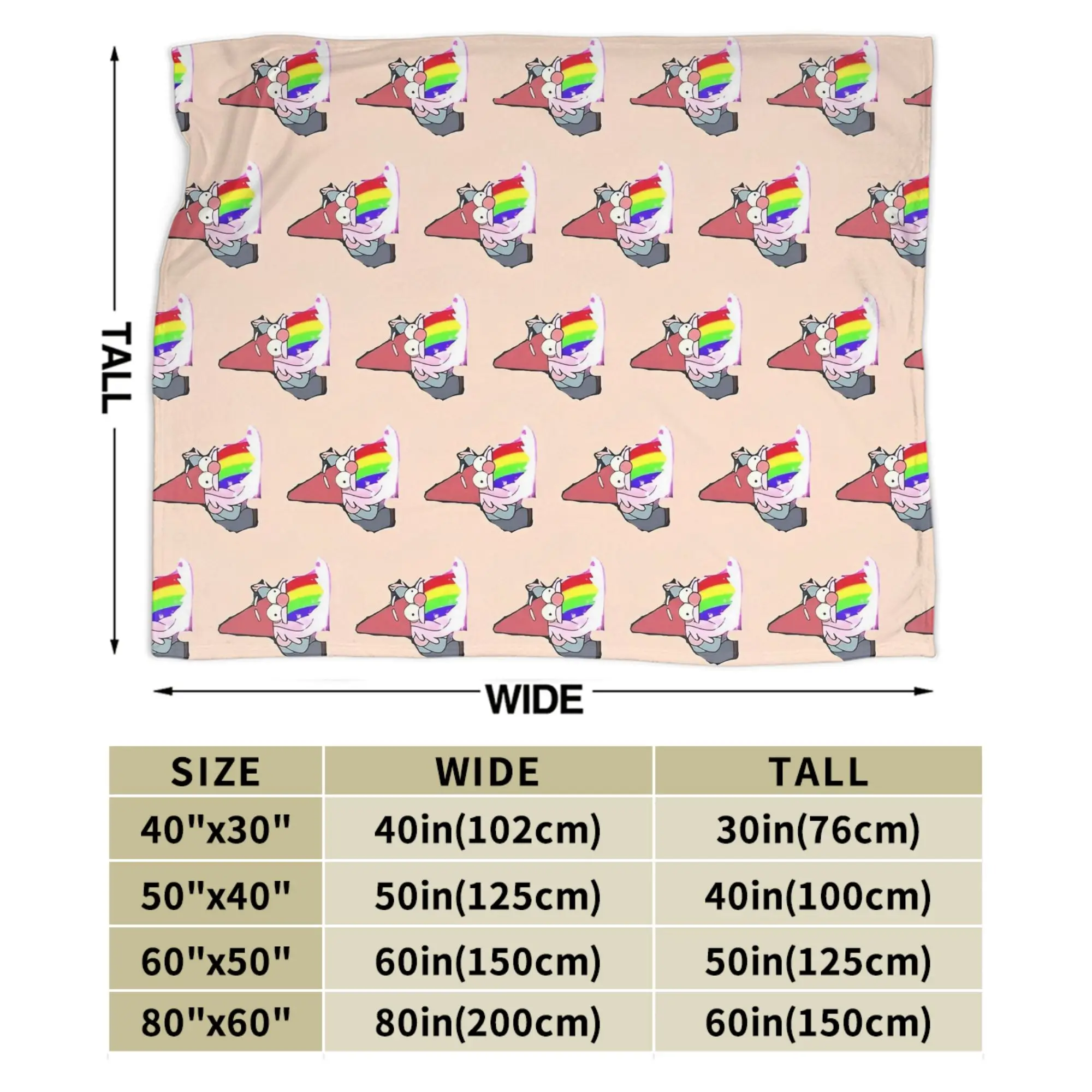 أنيمي الكرتون الجاذبية يقع بطانية الصوف الخريف/الشتاء المحمولة فائقة النعومة رمي بطانية للفراش السفر لحاف #5