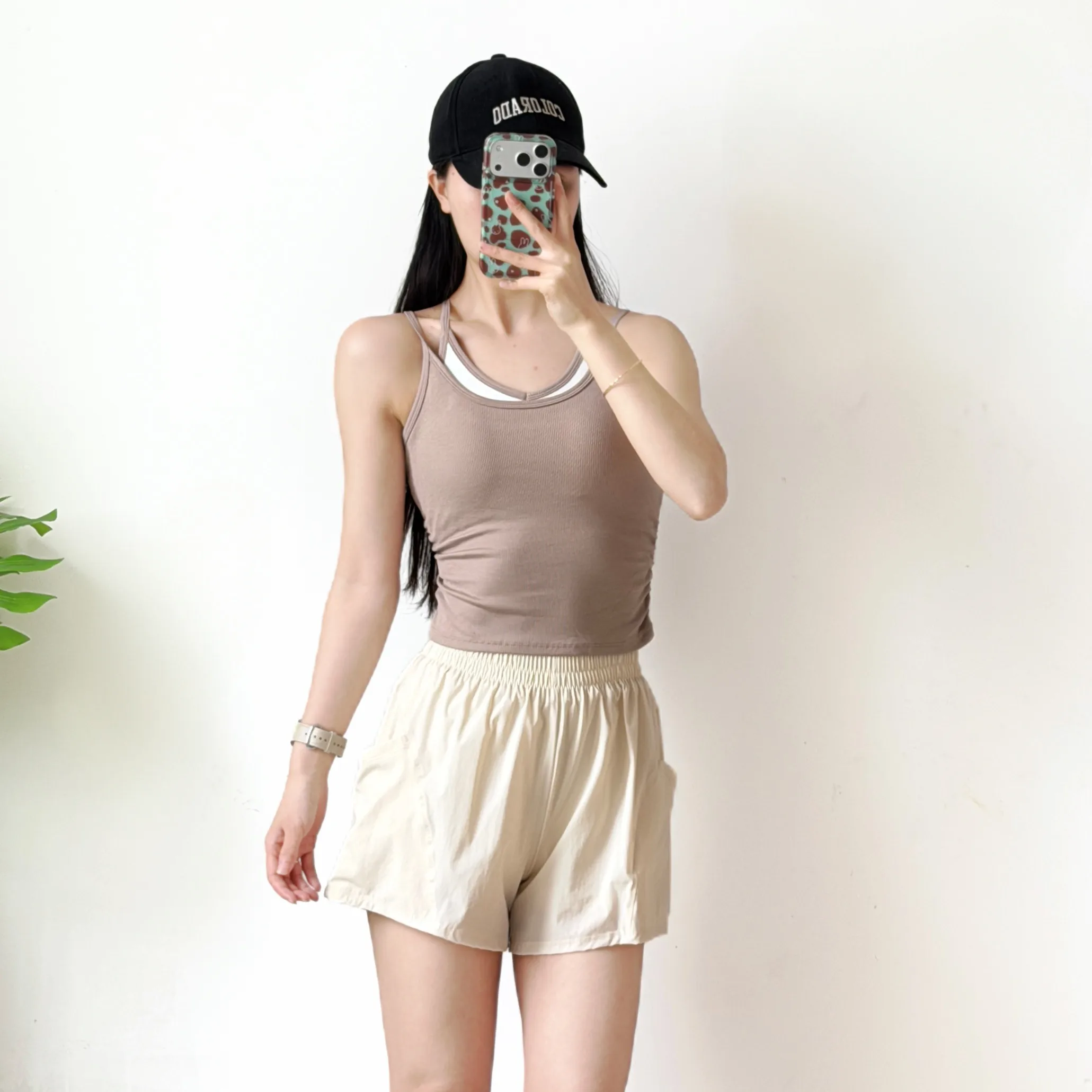Damen Yoga-Top Stoßfester Sport-BH mit Brustpolstern, Trägerloses Yoga-Oberteil, Oberbekleidung zum Laufen, Trainings- und Fitness-Top – Detail 13