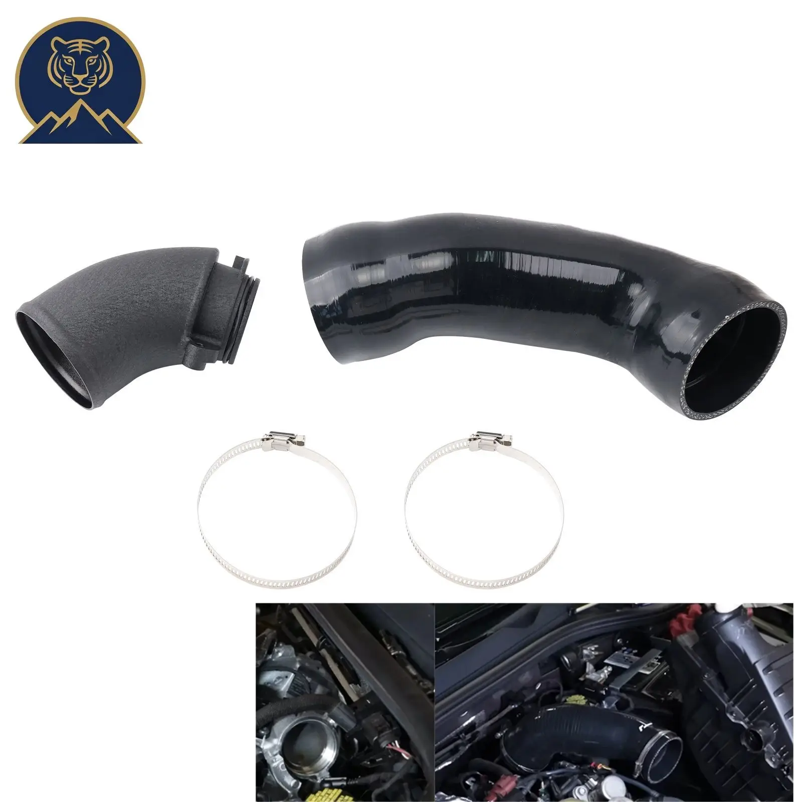Turbo Inlet Elbow Intake Hose Performance Version for VW Golf MK8 R/GTI CS Audi S3 8Y 245hp MQB EVO EA888.4