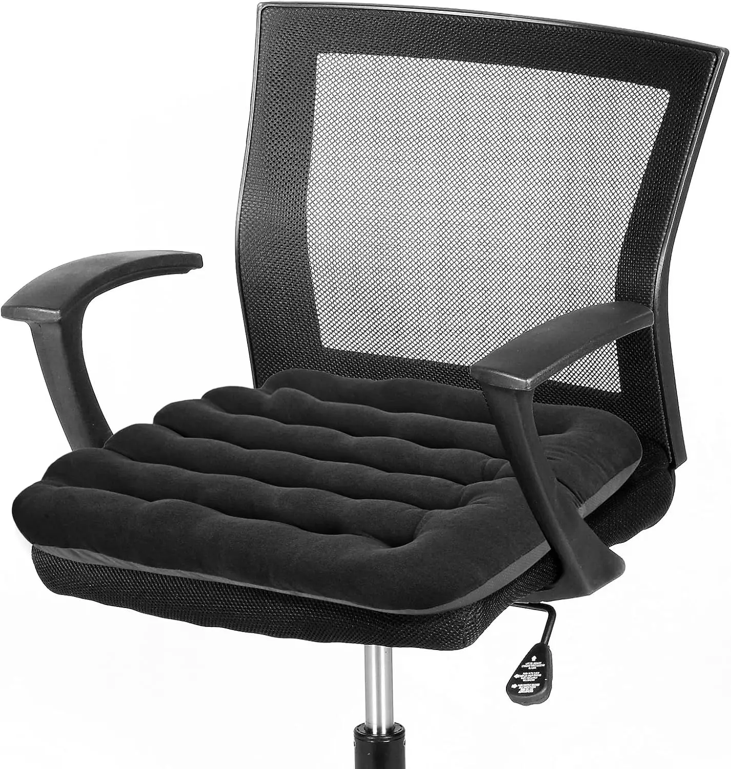 

Good Support Office Chair Cushion Padded, Soft Velvet Comfortable Non-Slip Seat Cushion for Computer Desk Kitchen Chair