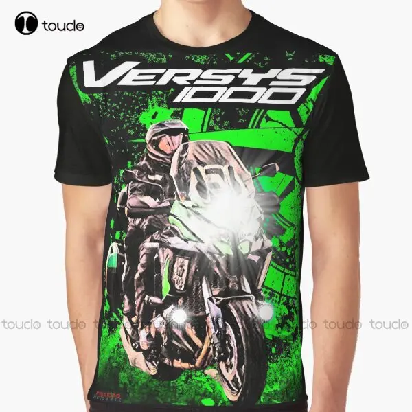 Kawa Versys Touring 1000 Rider Chopper, Bikers, Dirt Bike, Cafe Racer, Motorbike, Motorcycles Graphic T-Shirt Custom Gift Xs-5Xl