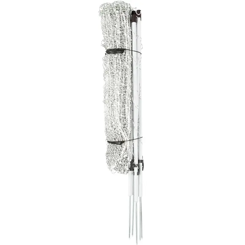 

Premier 1 Pig QuikFence® Electric Netting | White/Black Single Spike Fence – 30"H x 100'L
